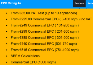 EPC Cert Cost, EPC Rating Top 100 prices scraped from Google. 1,039 quotes. £34-£515. Avg Price €44. 🤫 EPC Cert Prices '25 🙊